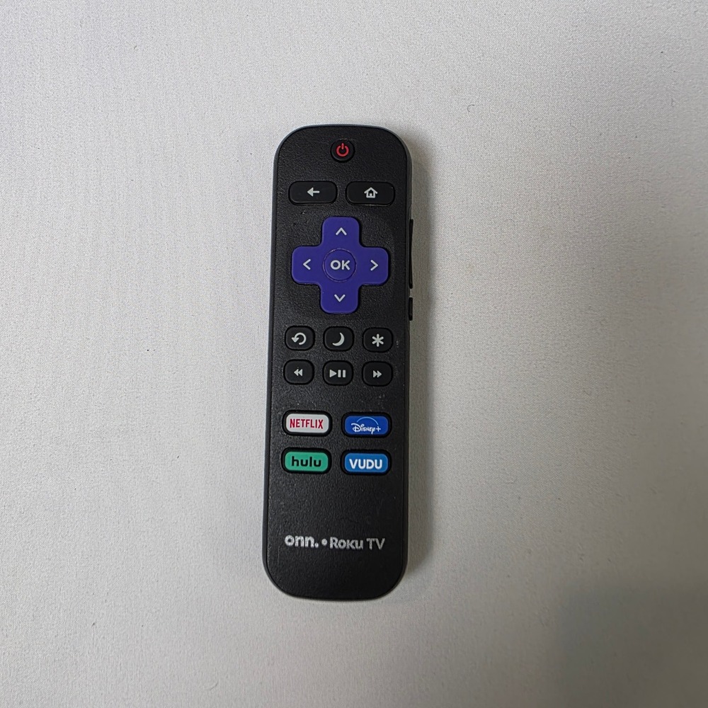 ONN Roku TV Remote Control RC-ALIR Black Streaming Shortcuts OEM Replacement